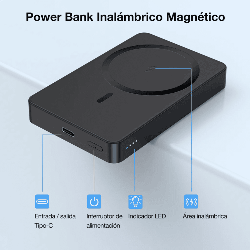 Power bank MagSafe 5.000 mAh