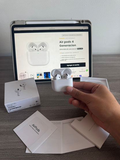 Airpods 4ta gen + case protector 🎁