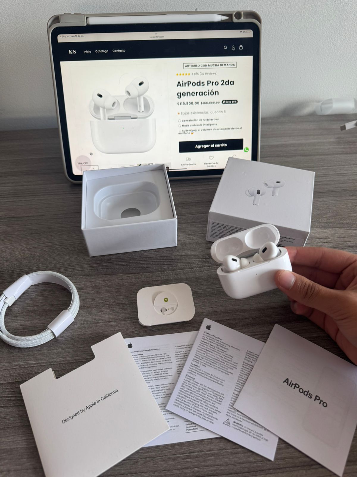 AirPods Pro 2da gen + case protector 🎁